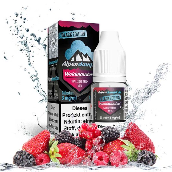 Liquid Black Edition Woidmanderl Alpendampf 10ml